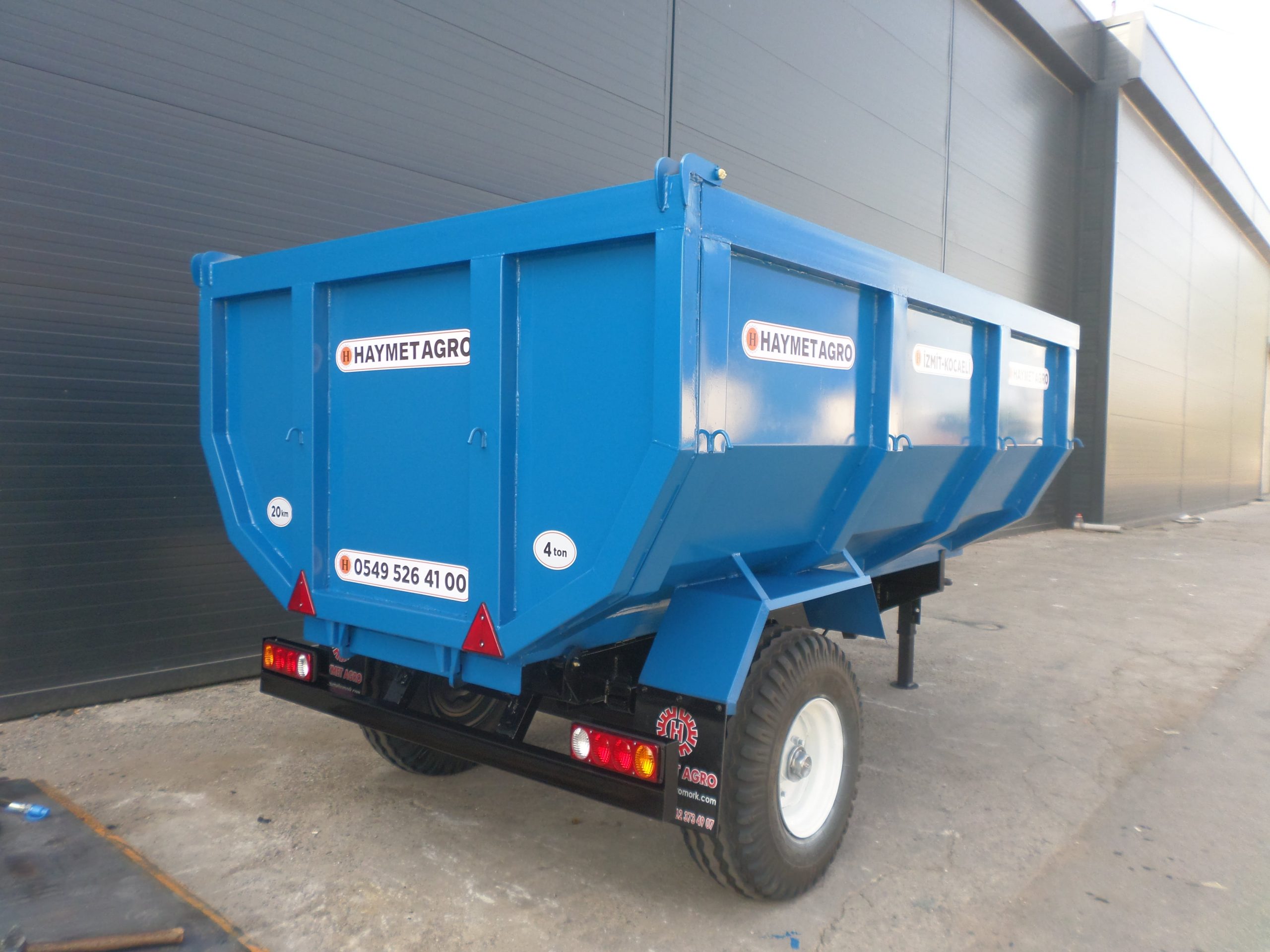 4 Ton Tek Dingil Arkaya Damperli