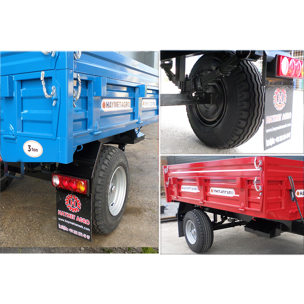 3 Ton Tek Dingil Arkaya Damperli