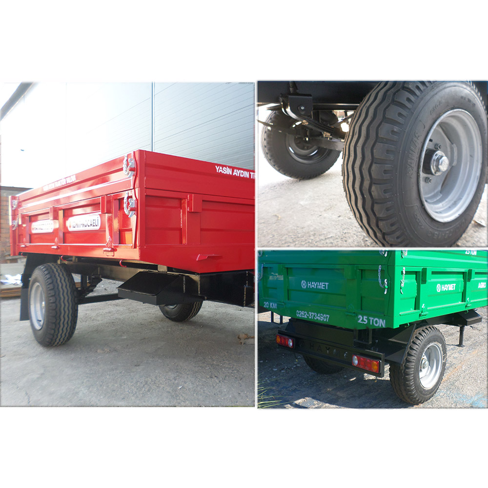 2.5 Ton Tek Dingil Arkaya Damperli