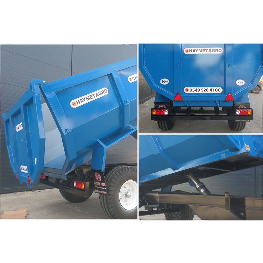 4 Ton Tek Dingil Arkaya Damperli