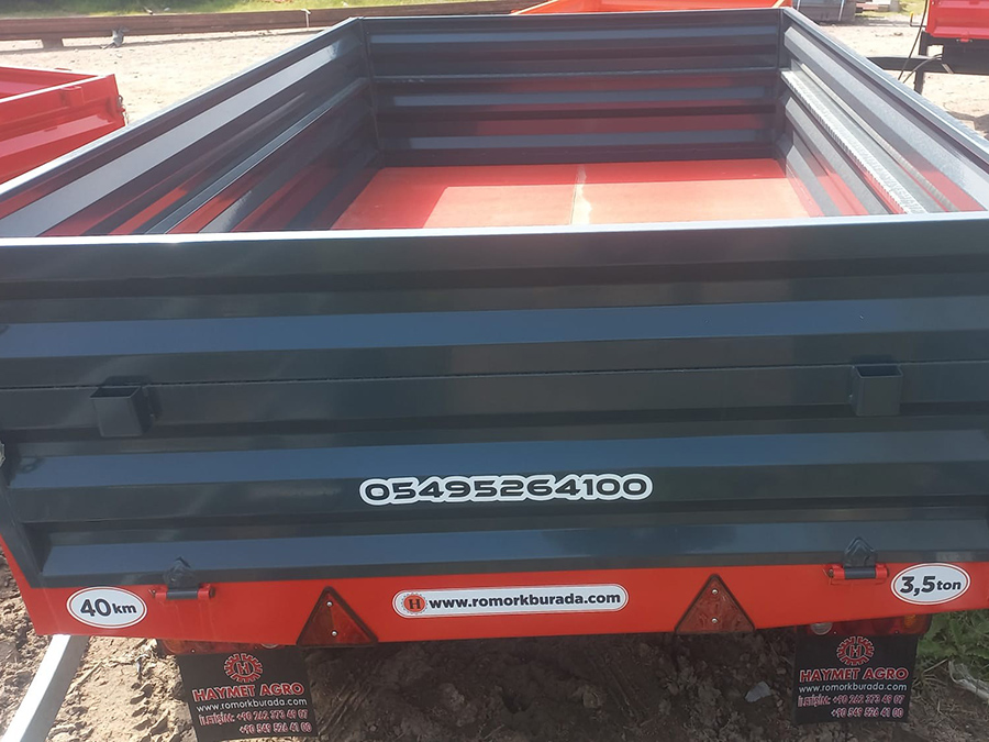 Tek Dingilli Römork - 3,5 Ton
