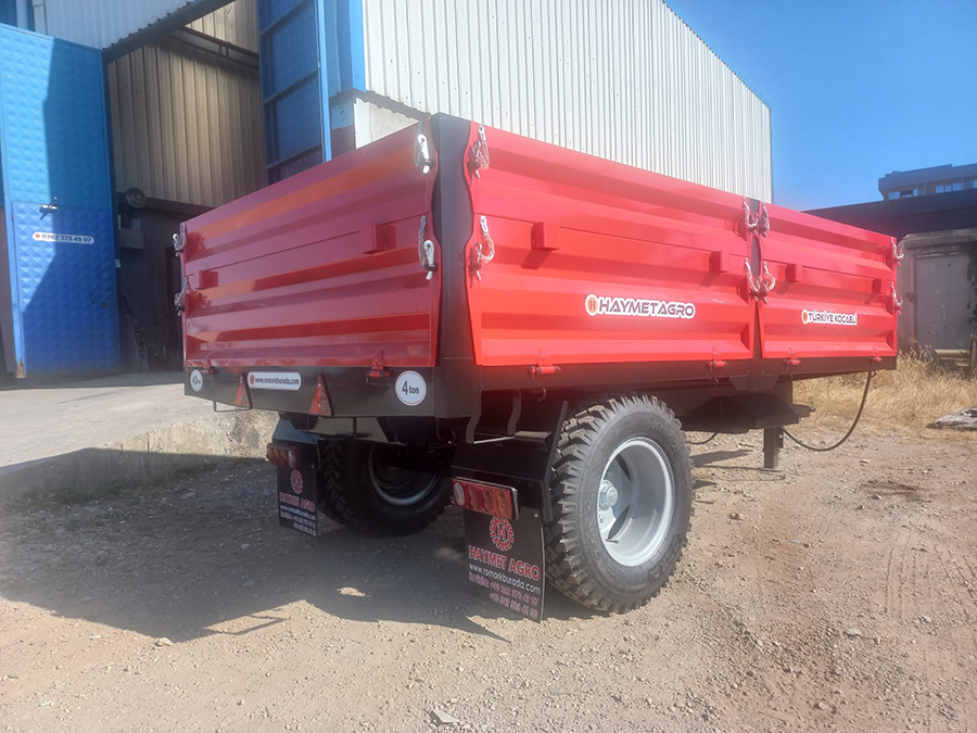 Tek Dingilli Römork - 4 Ton