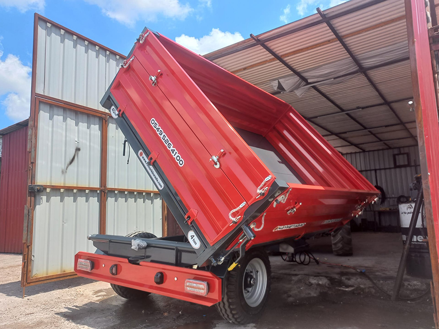 Tek Dingilli Römork - 4 Ton