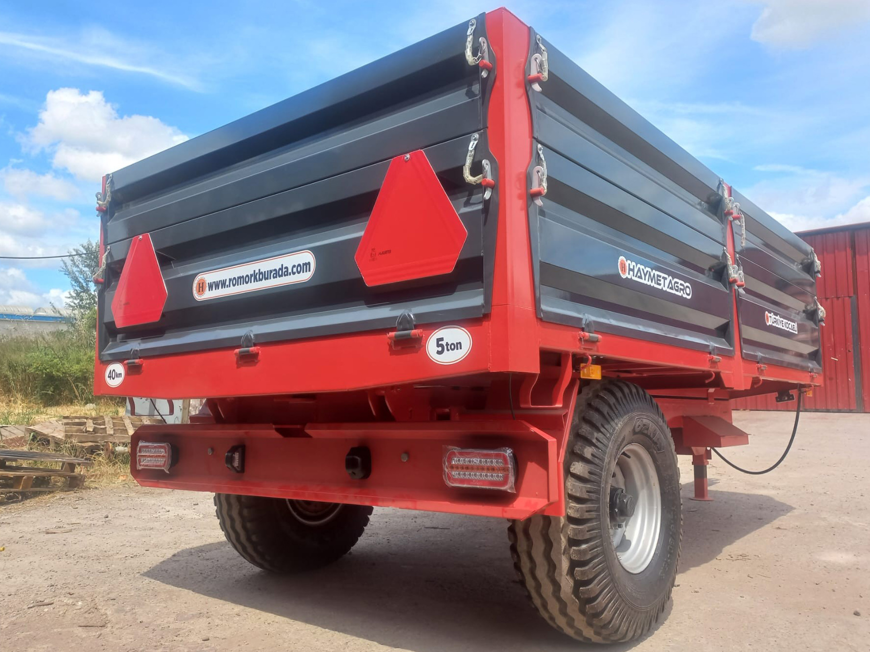 Tek Dingilli Römork - 5 Ton