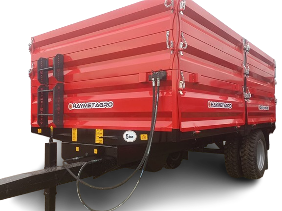 Tek Dingilli Römork - 5 Ton Çift Lastik