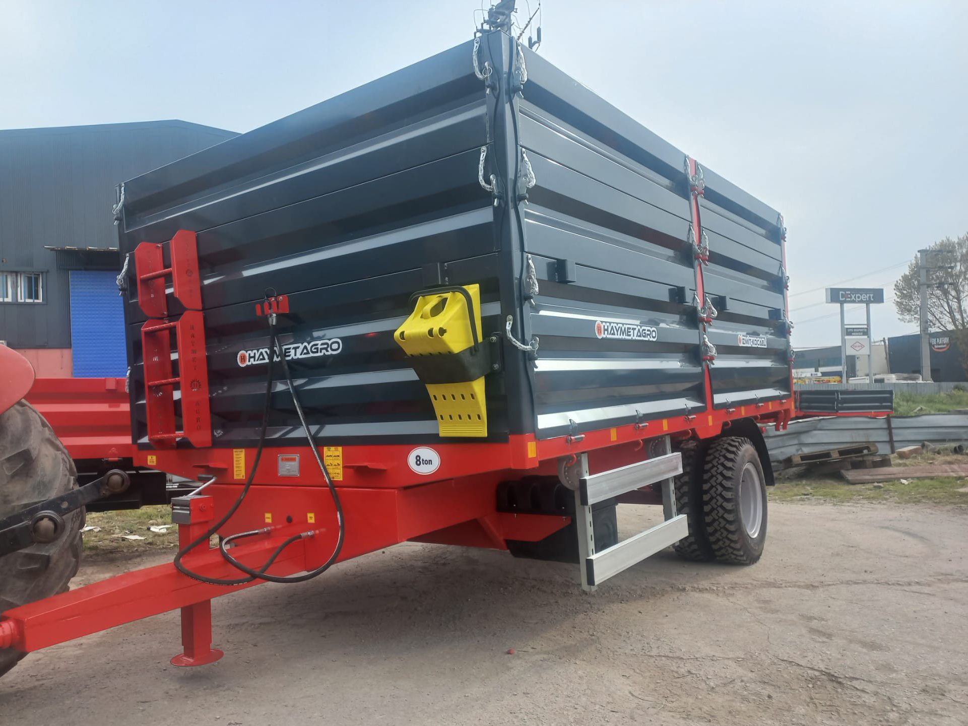 Tek Dingilli Römork - 8 Ton Çift Lastik