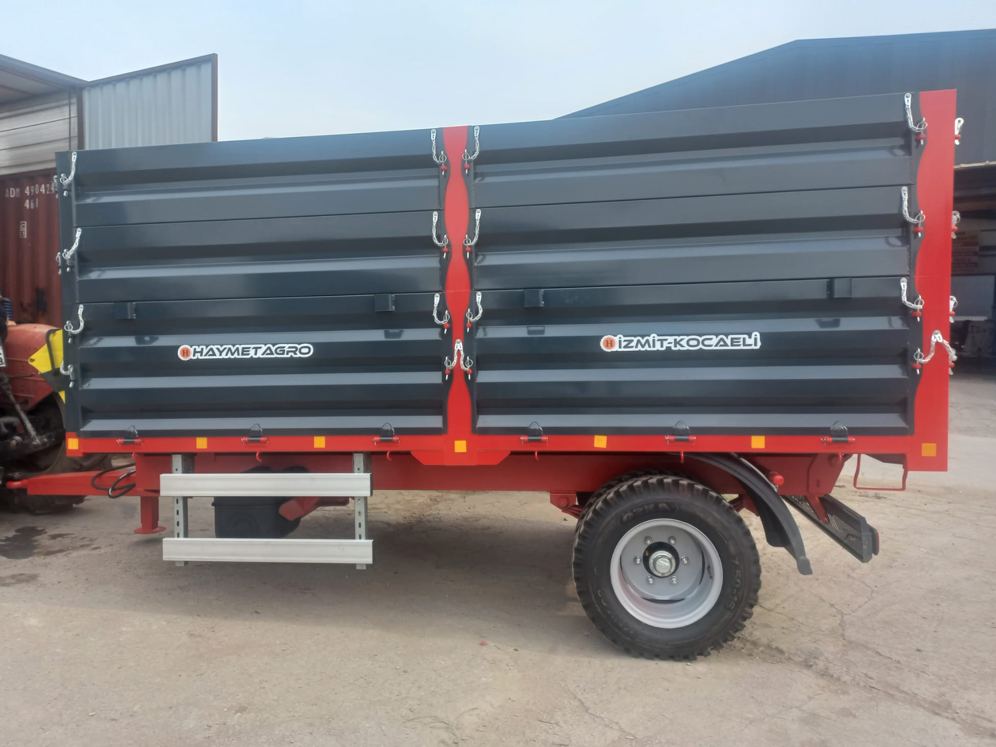 Tek Dingilli Römork - 8 Ton Çift Lastik
