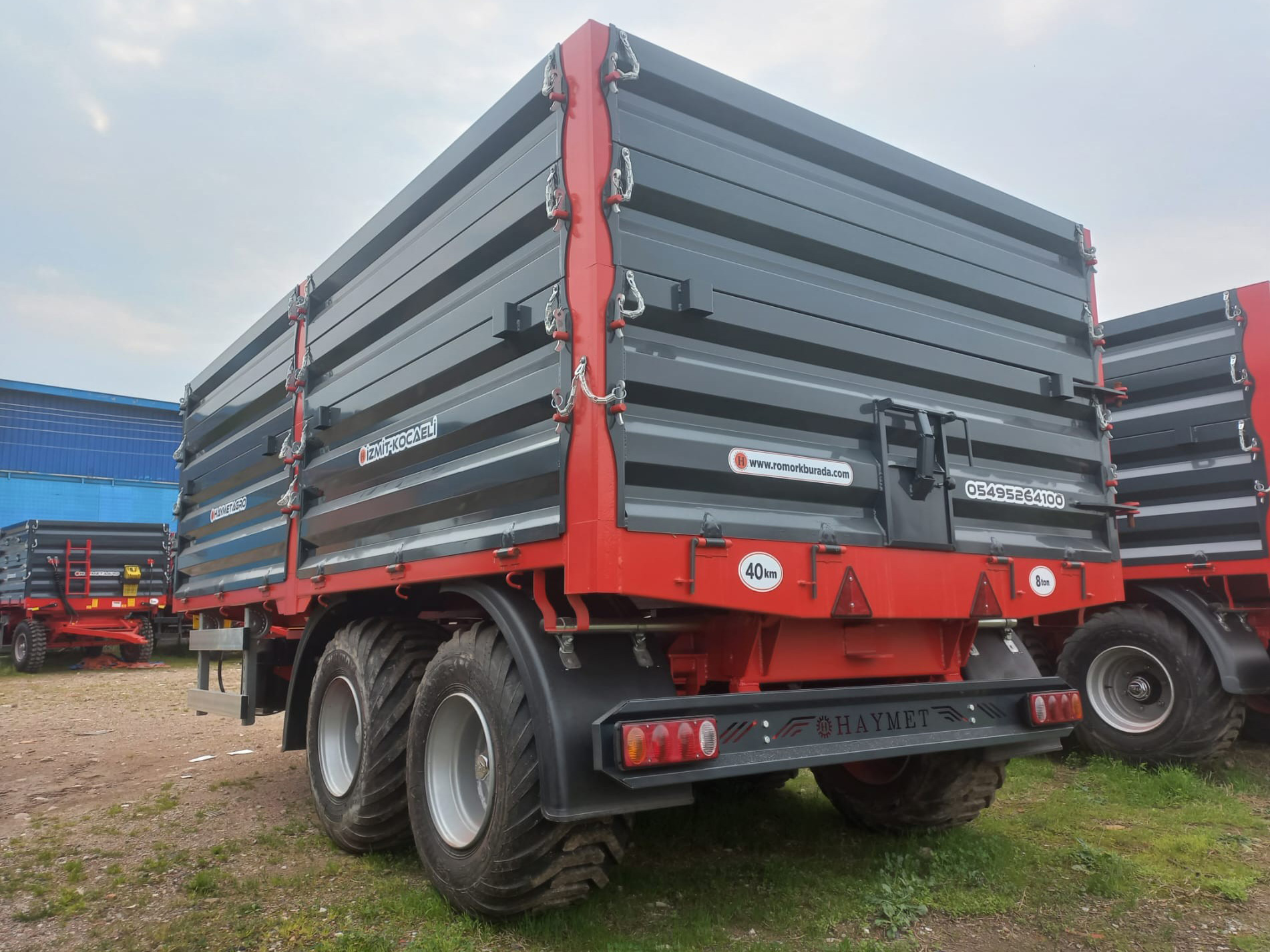 Çift Dingilli Römork - 8 Ton Tandem