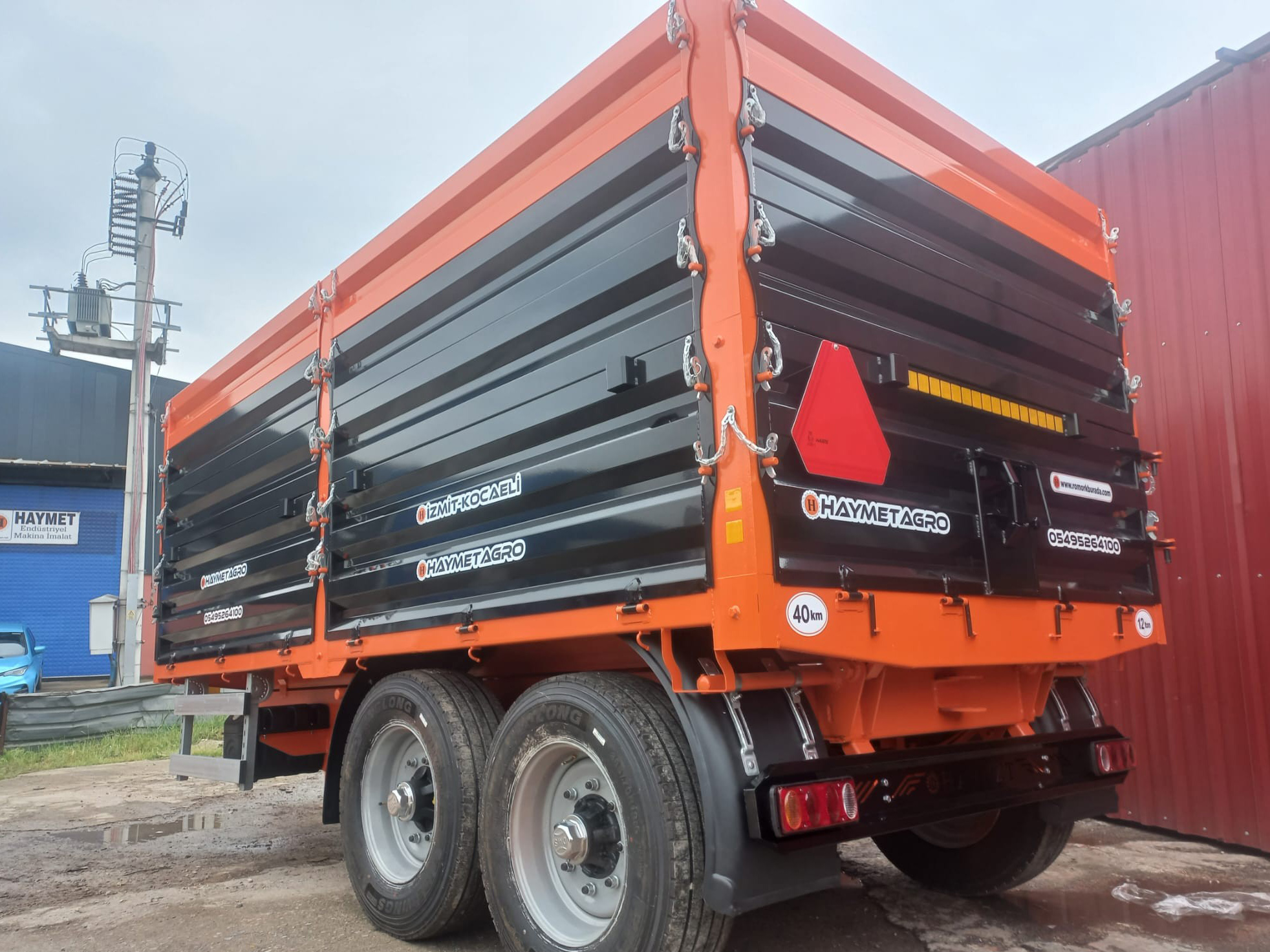 Çift Dingilli Römork - 12 Ton Tandem