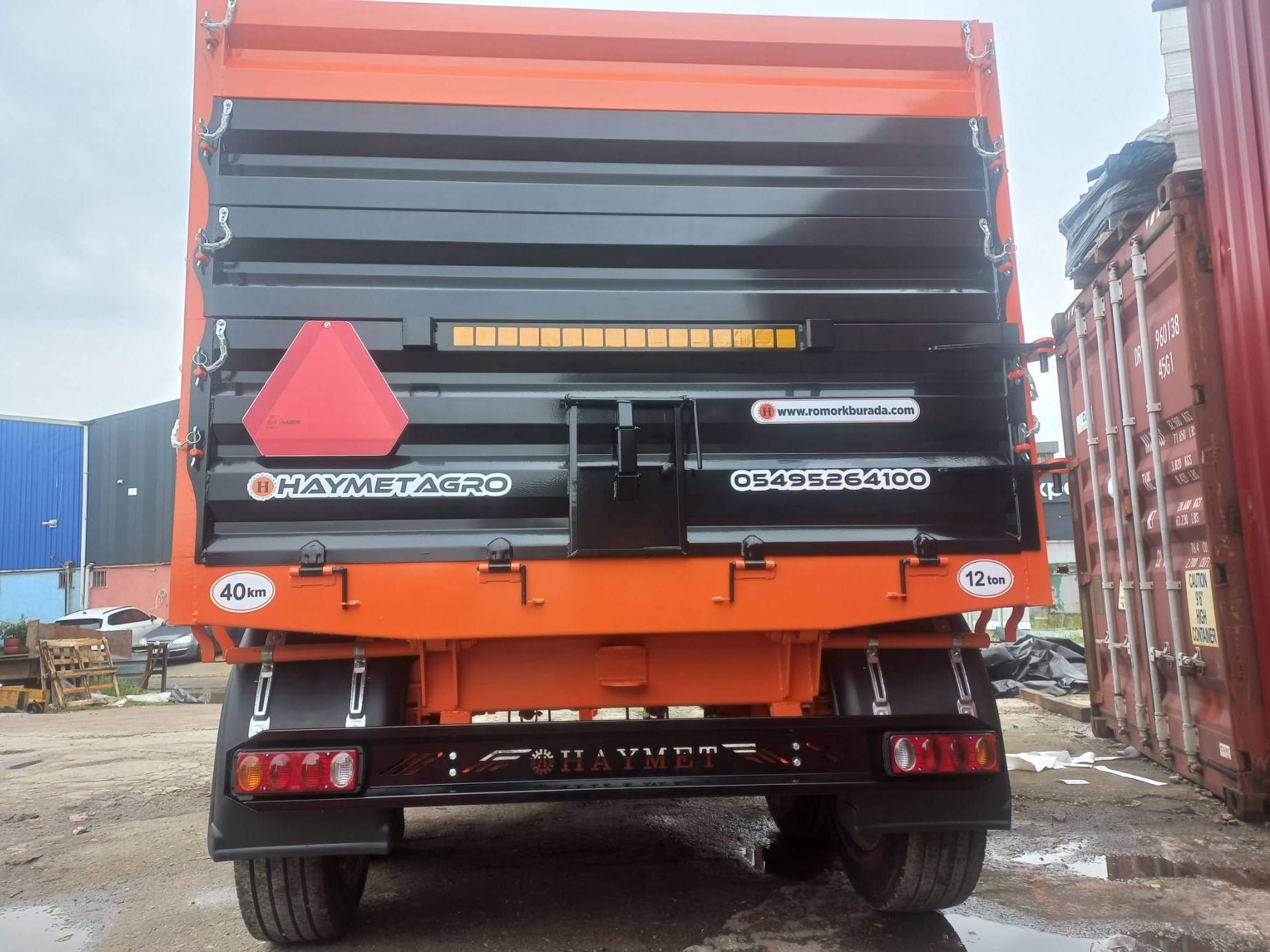Çift Dingilli Römork - 12 Ton Tandem